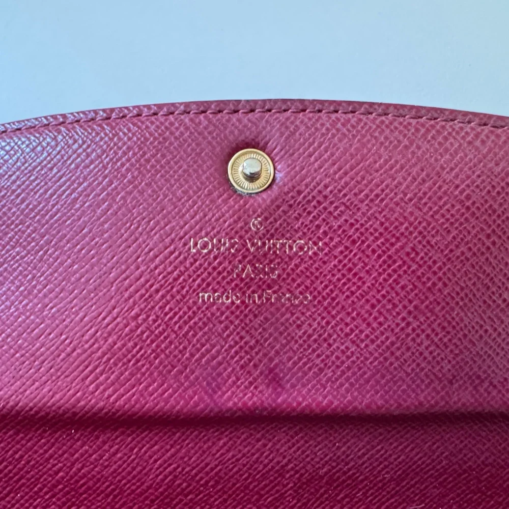Louis Vuitton Monogram Canvas Emilie Brown Wallet - EUC with COA